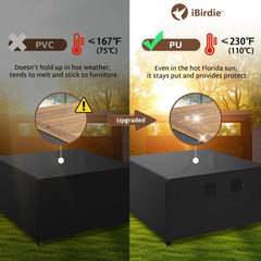 iBirdie Patio Furniture Cover with adjustable straps