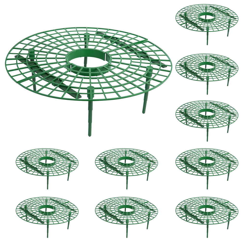 Iceyyyy 10 Pack Strawberry Plant Support with rails and stakes