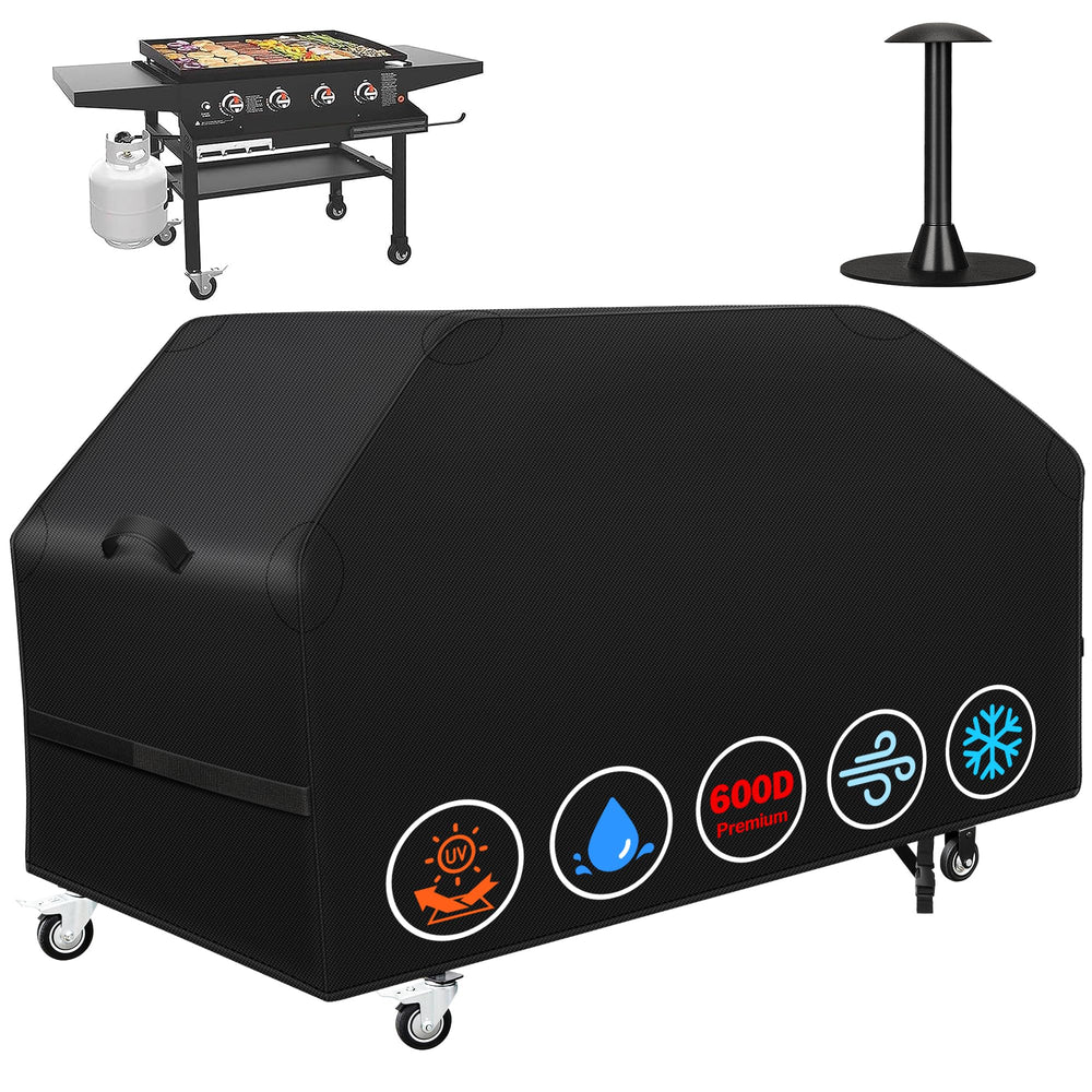iCOVER 36-inch Griddle Cover front view in charcoal