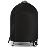 iCOVER Grill Cover for Weber 22 Inch Charcoal Kettle, front view
