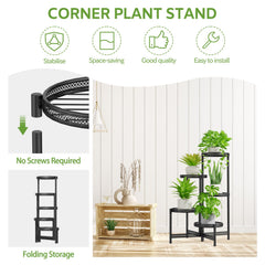 iDavosic.ly 5 Tier Large Plant Stand assembly process