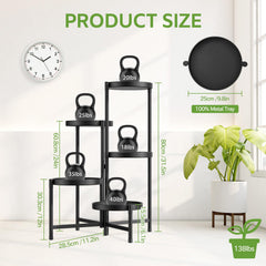 iDavosic.ly 5 Tier Plant Stand assembly process