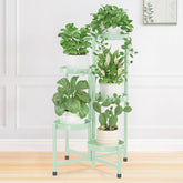iDavosic.ly 5 Tier Plant Stand Mint Green front view