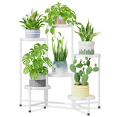 iDavosic.ly 6 Tier Large Plant Stand front view in white