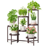 iDavosic.ly 7 Tier Large Plant Stand bronze model side view