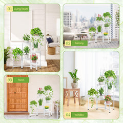 iDavosic.ly Plant Stand close-up of tray with raised edges