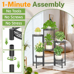 iDavosic.ly plant stand showing 7.9-inch wide trays