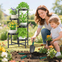 iDavosic.ly Plant Stand showing assembly manual