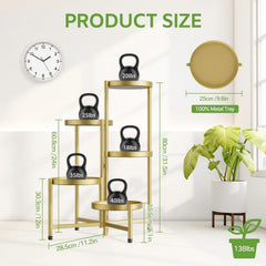 iDavosic.ly Plant Stand showing assembly process