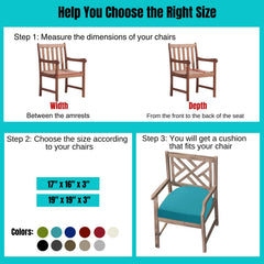 idea-home outdoor cushion on patio chair