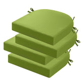 idee-home outdoor chair cushion set of 4 in green