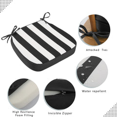 idee-home outdoor chair cushion side view showing thickness