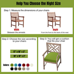 idee-home outdoor chair cushions on patio furniture