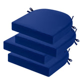 idee-home outdoor chair cushions set of 4 in dark cerulean