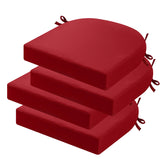 idee-home outdoor chair cushions set of 4 in lipstick red