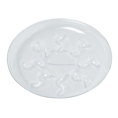 Idyllize 10-inch heavy-duty plant saucer stacked