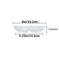 Idyllize 6 inch plant saucer showing thickness and durability