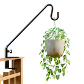 IDZO 18 Inch railing hook front view in black