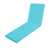 Iheqard Chaise Lounge Cushion in teal front view