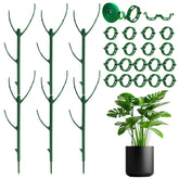 IKKAB Plant Support Stakes – 6 green stackable supports
