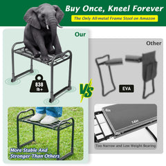 ikkle Garden Kneeler folded for storage