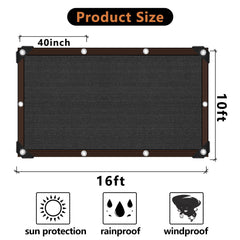 IMSGVIFO garden shade cloth showing reinforced edges