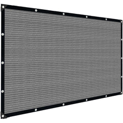 IMSGVIFO Grey Sun Shade Cloth front view 10x10FT