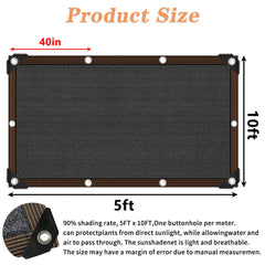 IMSGVIFO Shade Cloth in garden setting