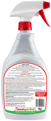 IMUSTGARDEN Deer Repellent 32oz spray bottle back view