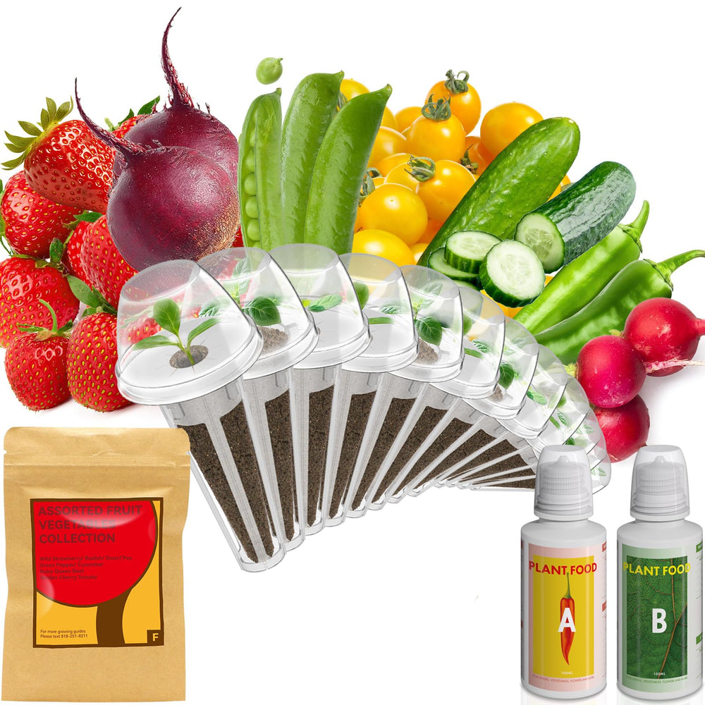inbloom Fruit Seed Pod Kit 12-pods with accessories