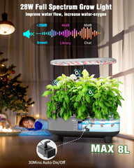 Included accessories of Growell Hydroponics system