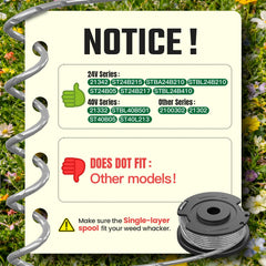 Individual Eventronic String Trimmer Spool close-up