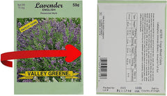 Individual sealed flower seed packets with assorted designs