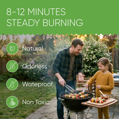 Inflame Fire Starter stick with natural wood finish