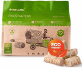 Inflame Fire Starters 70 pcs compact packaging front view