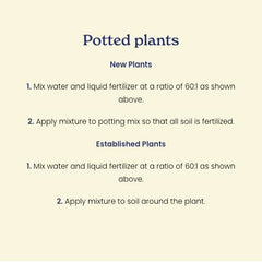 Ingredients of True Organic All Purpose Liquid Plant Food