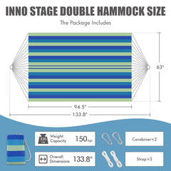 INNO STAGE Double Hammock setup in garden