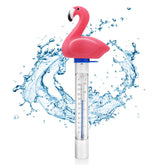 Inpool Flamingo Pool Thermometer front view with large display