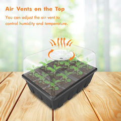Insert tray of Gardzen Seed Starter Kit with drainage holes
