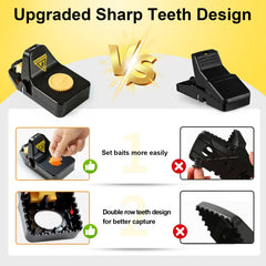 Insoma Mouse Trap showing bait cup and trigger mechanism