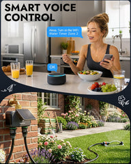 Insoma Solar WiFi Water Timer weatherproof housing