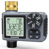 Insoma Sprinkler Timer front view with large LCD display