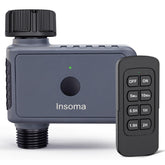 Insoma Sprinkler Timer front view with remote control