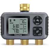 Insoma Water Timer front view with three zone buttons