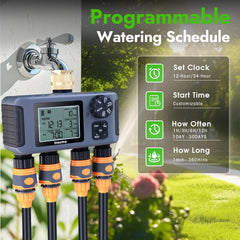 Insoma Water Timer large display showing settings