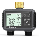 Insoma Water Timer with brass inlet front view