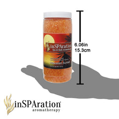 InSPAration Hawaiian Sunset Crystal 19 oz in a hot tub setting