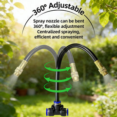 Installation components of the PNNEQ drip irrigation system