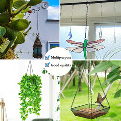 Installation example of YINGFENG hanging chains with bird feeders