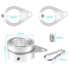 Installation guide for BONWIN flag pole clips setup